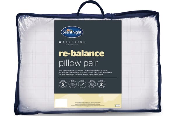 An image for Silentnight Wellbeing Collection Re-balance Pillow Pair