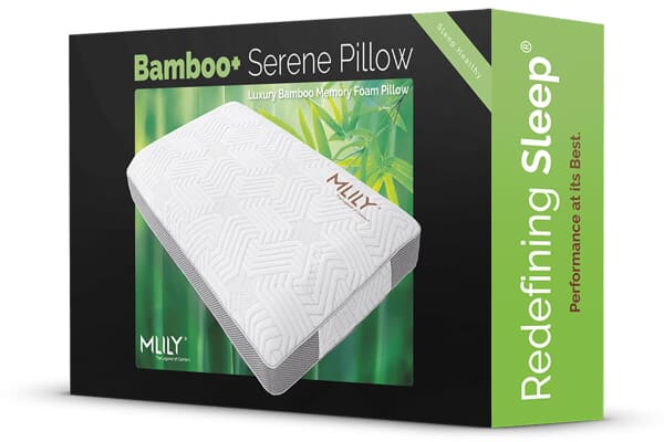 An image for MLILY Bamboo+ Serene Pillow
