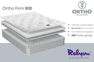An image for Relyon Luxor Ortho 800 Pocket Mattress