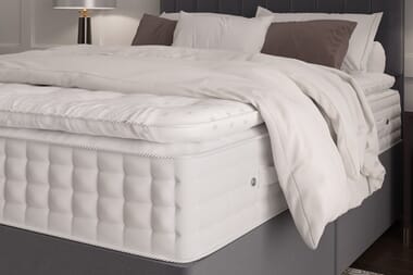 An image for Bed Butler Beaumont 3000 Pocket Natural Pillow Top Mattress + Artisan Divan Bed