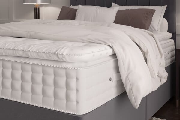 An image for Bed Butler Beaumont 3000 Pocket Natural Pillow Top Mattress + Artisan Divan Bed
