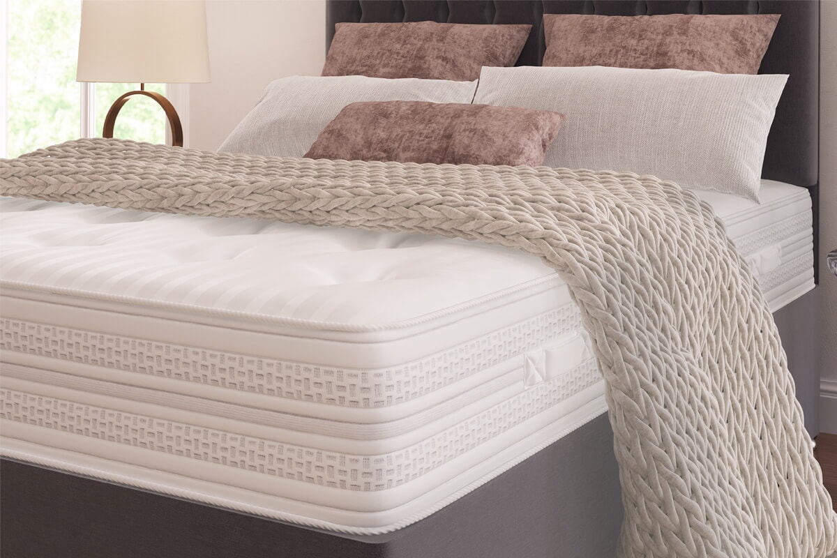 Bed Butler Lansdowne 1500 Pocket Natural Mattress + Artisan Divan Bed
