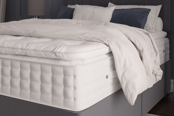 An image for Bed Butler Adagio 6000 Pocket Natural Pillow Top Mattress + Artisan Divan Bed