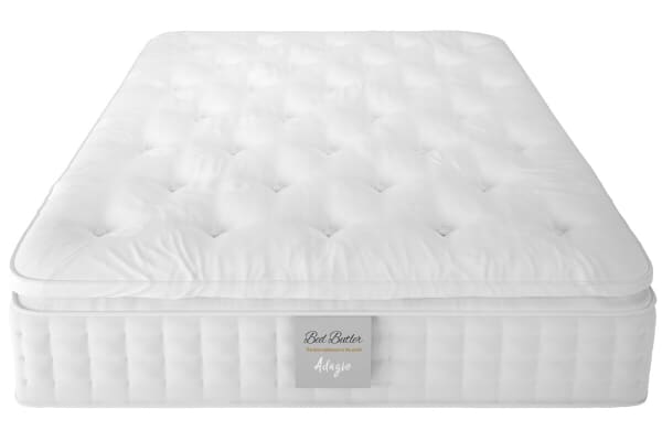 An image for Bed Butler Adagio 6000 Pocket Natural Pillow Top Mattress + Artisan Divan Bed
