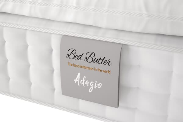 An image for Bed Butler Adagio 6000 Pocket Natural Pillow Top Mattress + Artisan Divan Bed
