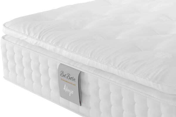 An image for Bed Butler Adagio 6000 Pocket Natural Pillow Top Mattress + Artisan Divan Bed