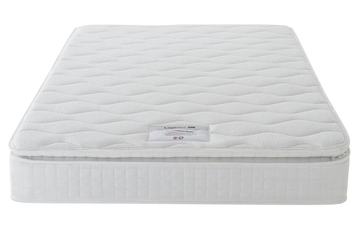 Layezee 800 Pocket Memory Pillow Top Mattress MattressNextDay