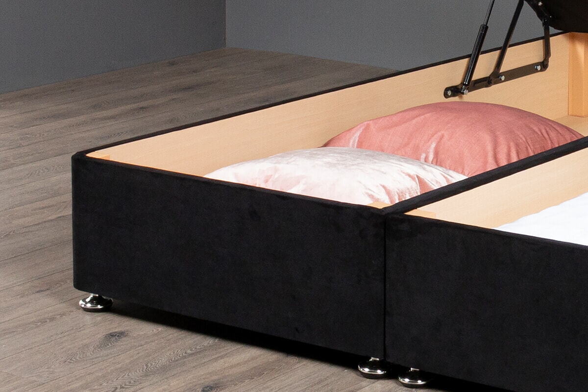 End Opening Ottoman Divan Bed Base MattressNextDay