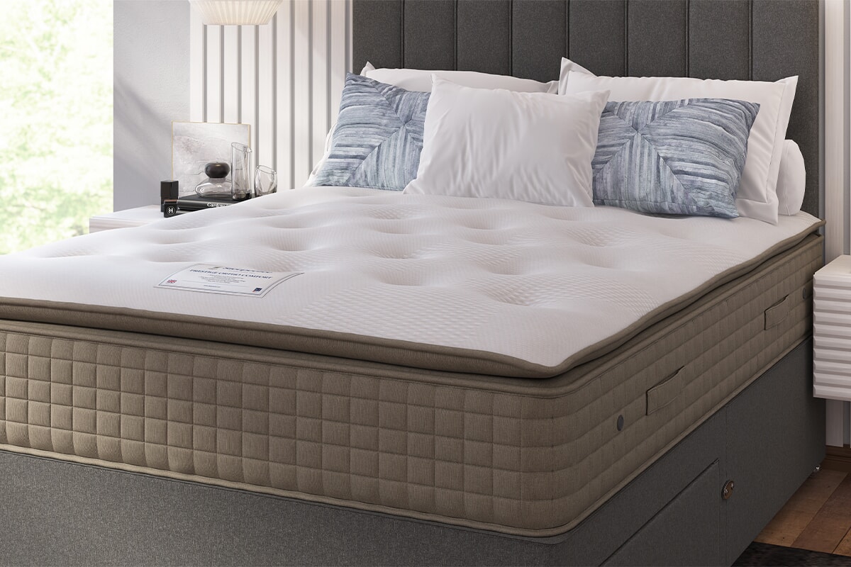Sleepeezee Prestige Ortho Comfort Mattress + Premium Divan Bed An image for Sleepeezee Prestige Ortho Comfort Mattress + Premium Divan Bed