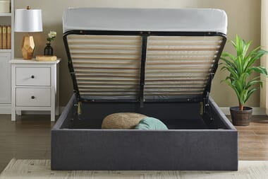 An image for Athens Upholstered Storage Bed