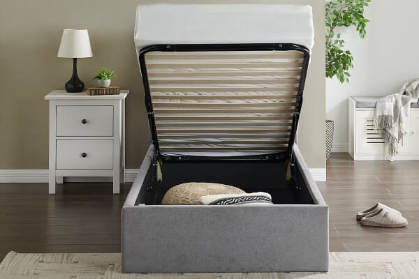 An image for Athens Upholstered Storage Bed