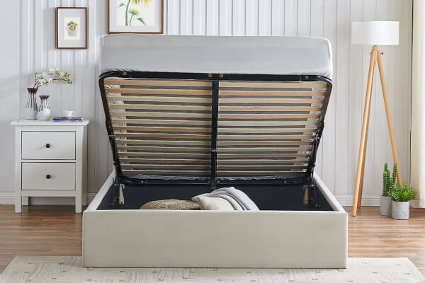 An image for Athens Upholstered Storage Bed