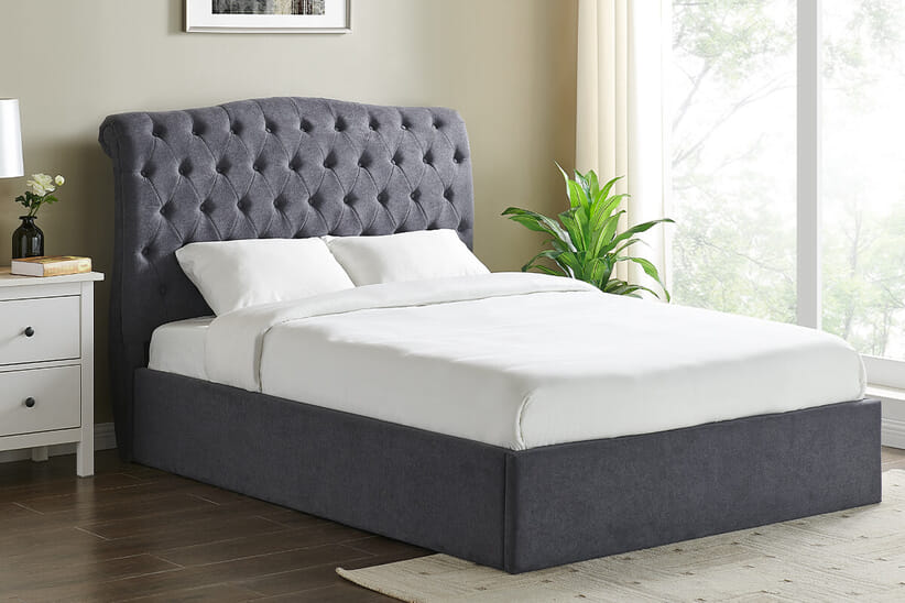 An image for Athens Upholstered Storage Bed