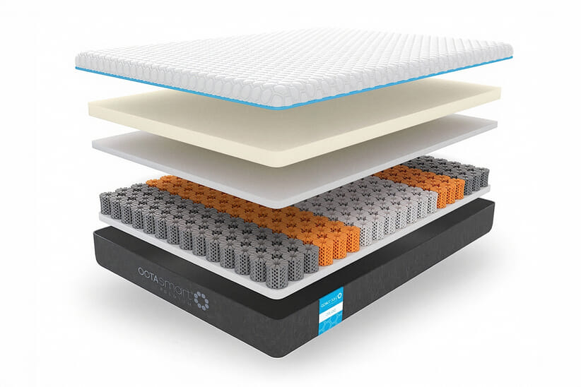 An image for Dormeo Octasmart Premium Deluxe Mattress