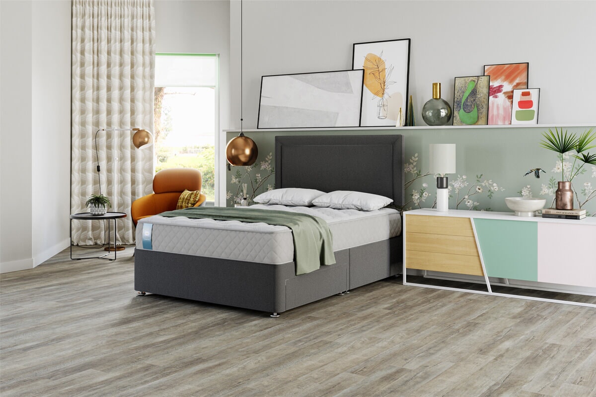 Sealy Advantage Classic Mattress + Premium Divan Bed An image for Sealy Advantage Classic Mattress + Premium Divan Bed