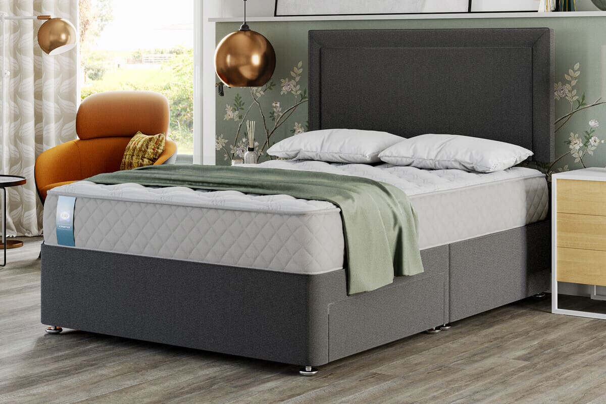 Sealy small deals double divan bed