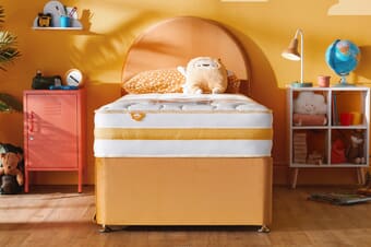 A product image for the Silentnight Healthy Growth Starry Natural Pocket Kids Mattress