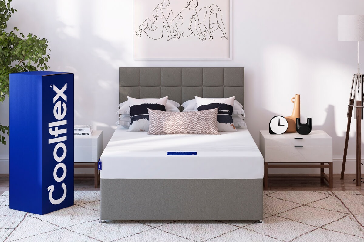 Coolflex® ProPosture™ Ortho Foam Mattress + Premium Divan Bed An image for Coolflex® ProPosture™ Ortho Foam Mattress + Premium Divan Bed
