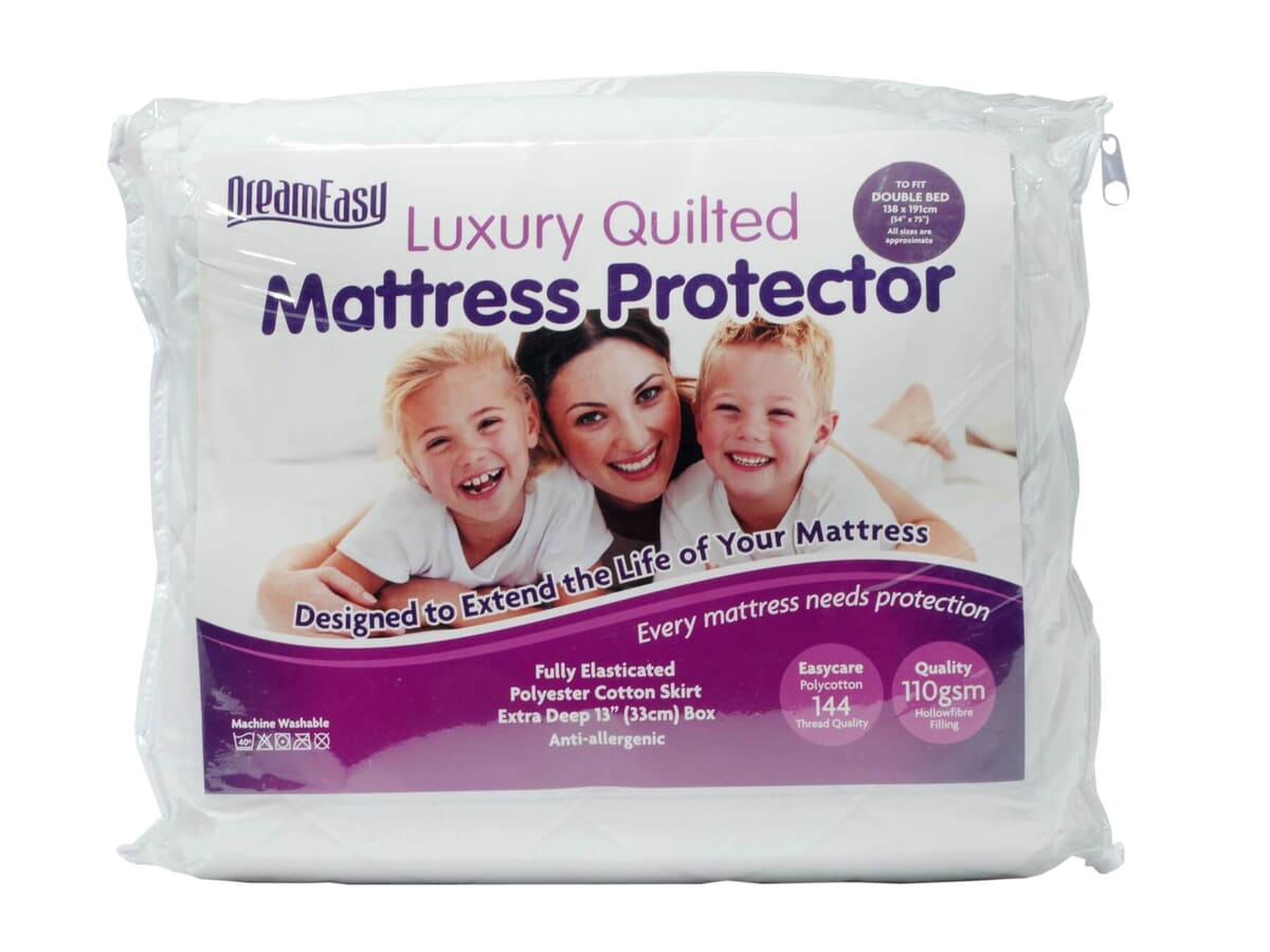dreameasy luxury quilted mattress protector
