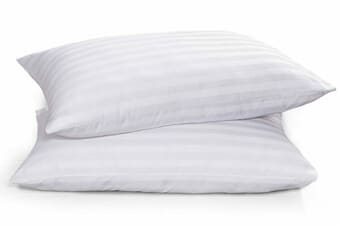 A product image for the Sarah Jayne Satin Stripe Cotton Pillow - 2 Pack