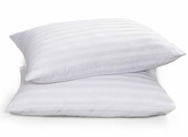 A product image for the Sarah Jayne Satin Stripe Cotton Pillow - 2 Pack