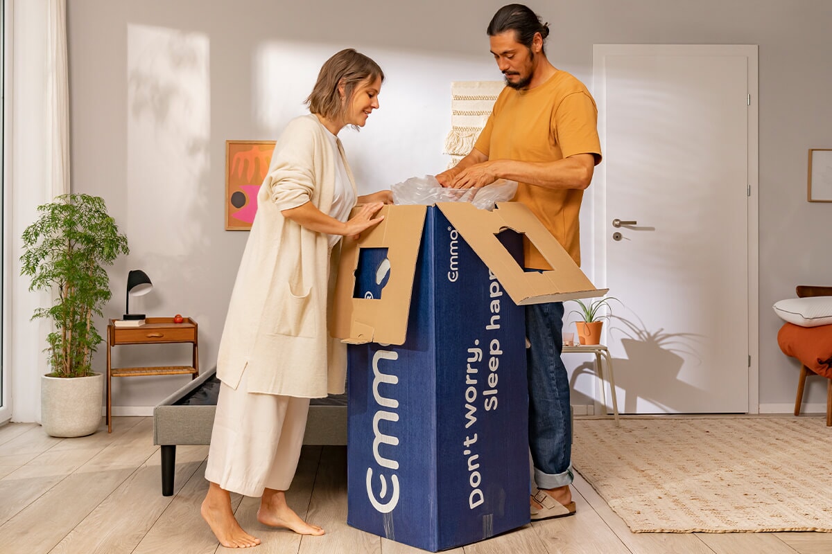 Emma® Premium Memory Hybrid Mattress + Premium Divan Bed MattressNextDay