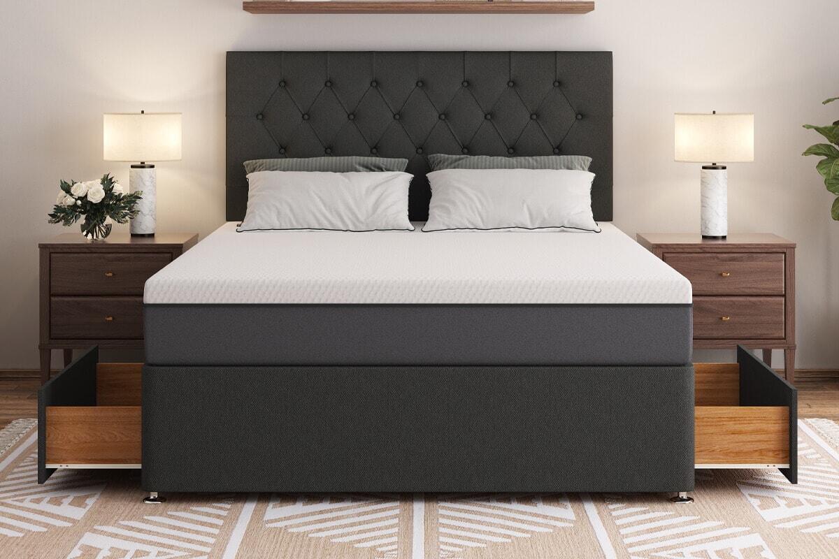 Emma® Premium Memory Hybrid Mattress + Premium Divan Bed MattressNextDay