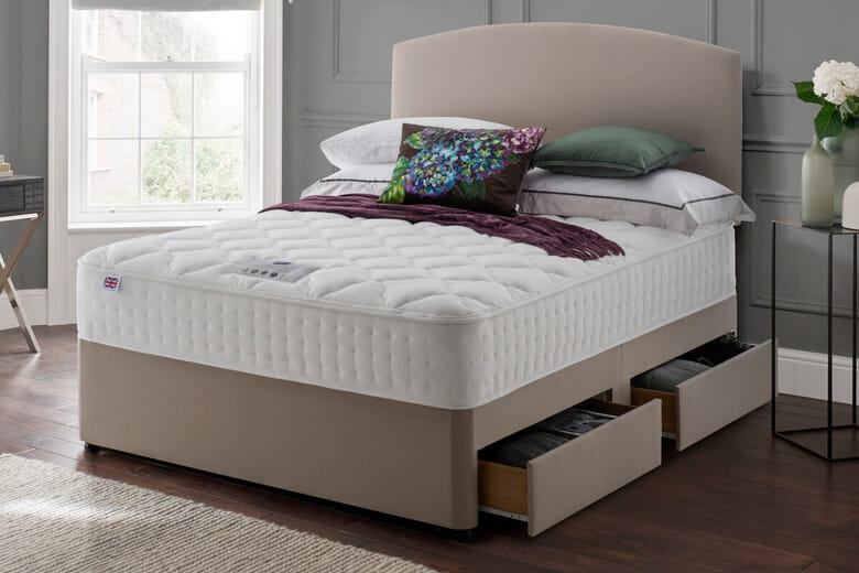 Product photograph of Rest Assured Minerva 2000 Pocket Silk Mattress Small Double from Mattressnextday