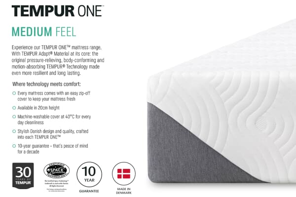 An image for TEMPUR® ONE Medium Mattress