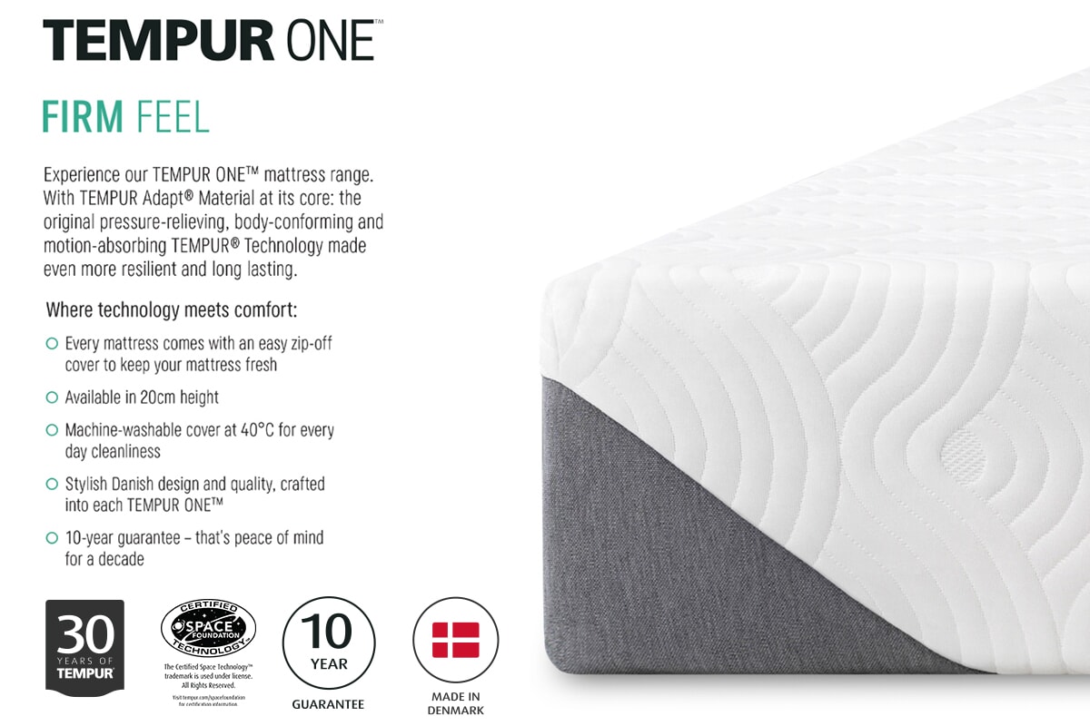 TEMPUR® ONE Firm Mattress MattressNextDay