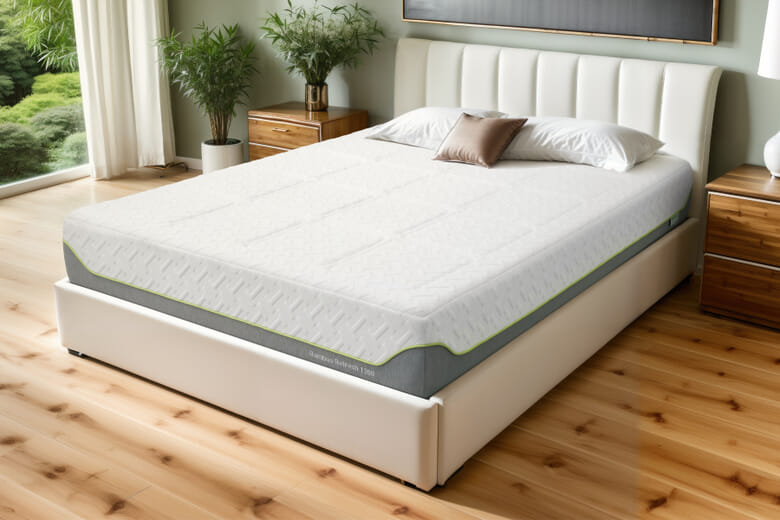 Product photograph of Mlily Bamboo Refresh 1200 Memory Hybrid Mattress Super King from Mattressnextday