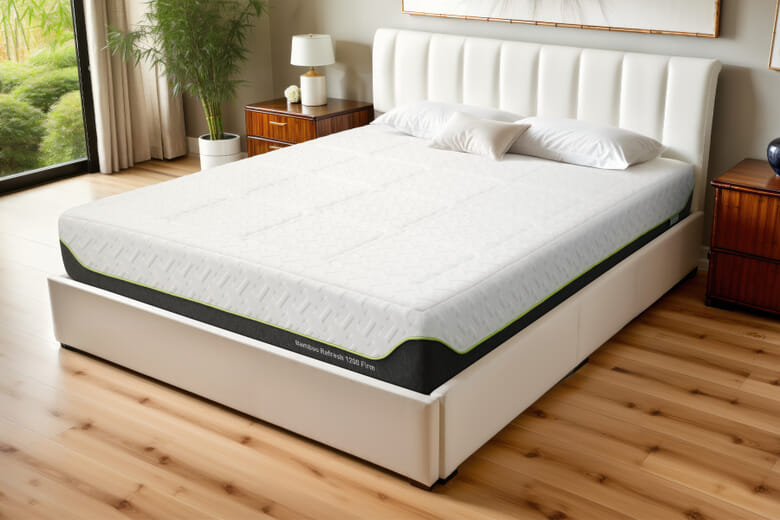Product photograph of Mlily Bamboo Refresh 1200 Firm Ortho Memory Hybrid Mattress King Size from Mattressnextday