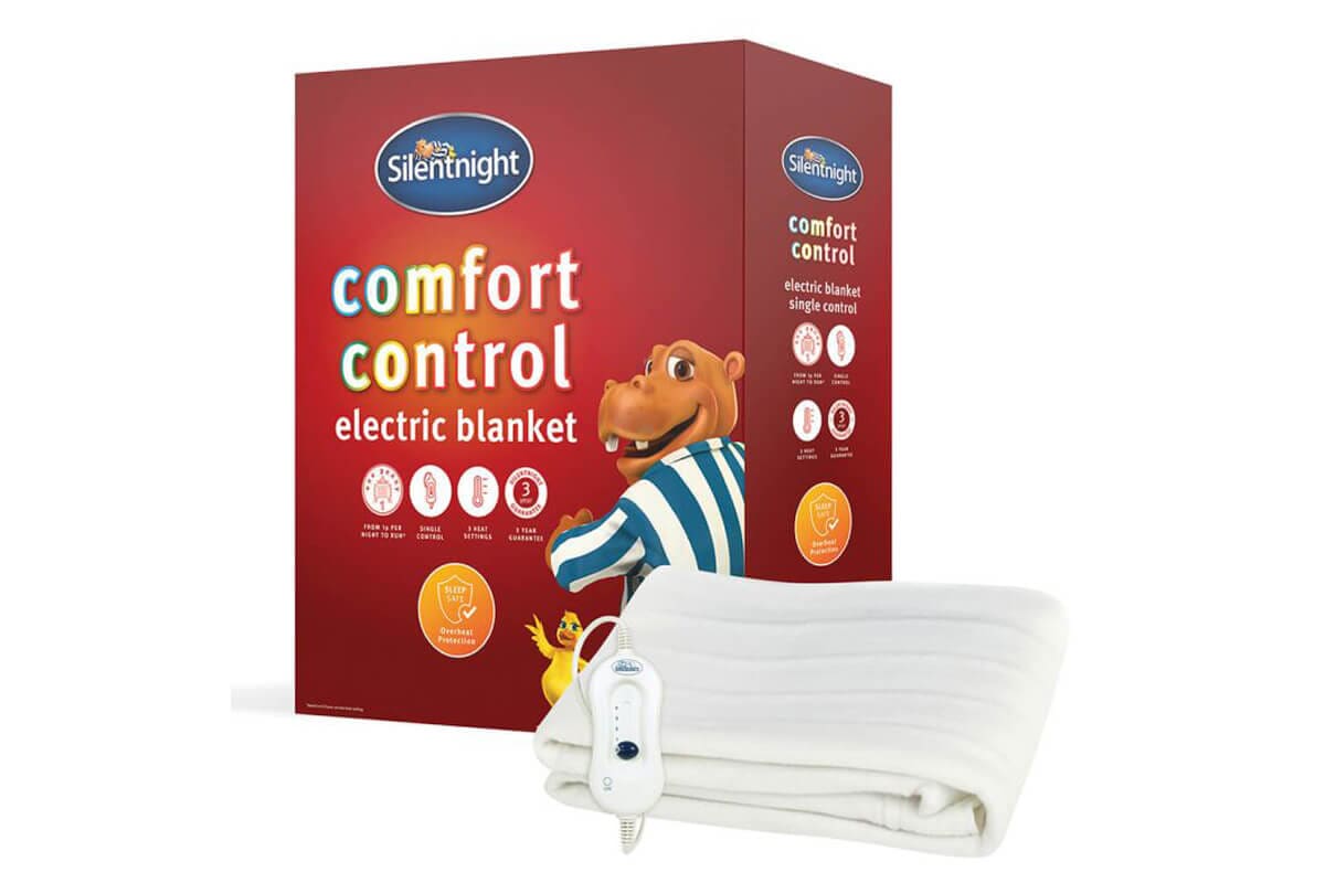 Silent night 2025 electric blanket wattage