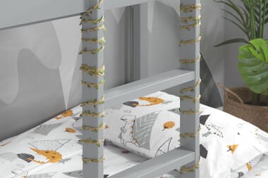 An image for Birlea Adventure Grey Kids Bunk Bed