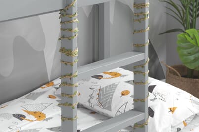 An image for Adventure Grey Kids Bunk Bed
