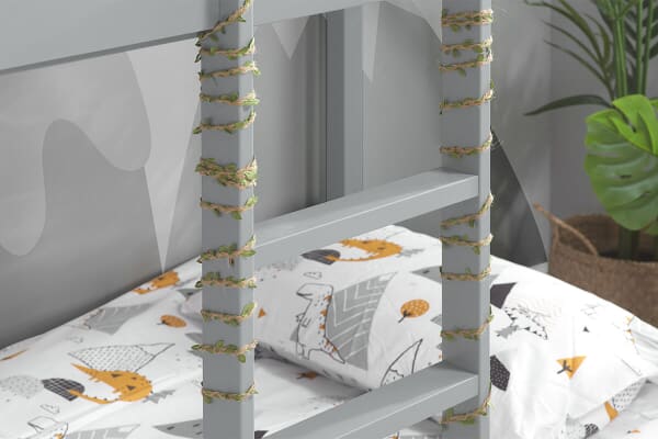 An image for Birlea Adventure Grey Kids Bunk Bed