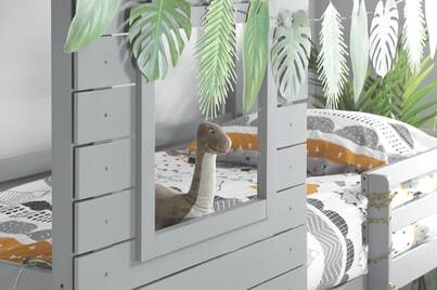 An image for Adventure Grey Kids Bunk Bed