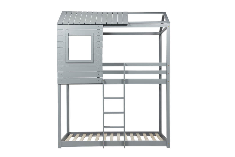 An image for Adventure Grey Kids Bunk Bed