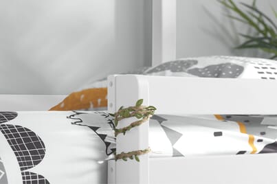 An image for Adventure White Kids Bunk Bed