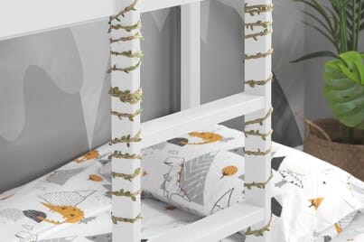 An image for Adventure White Kids Bunk Bed