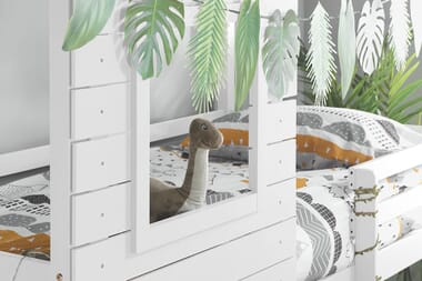 An image for Birlea Adventure White Kids Bunk Bed