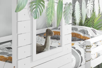 An image for Adventure White Kids Bunk Bed