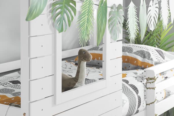 An image for Birlea Adventure White Kids Bunk Bed