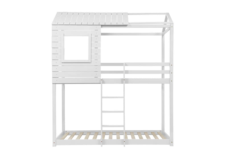 An image for Adventure White Kids Bunk Bed