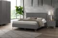 Birlea Arlo Grey Fabric Bed