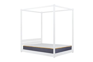 An image for Birlea Darwin White Four Poster Bed