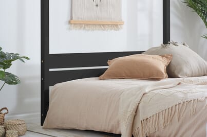 An image for Darwin Black Four Poster Bed