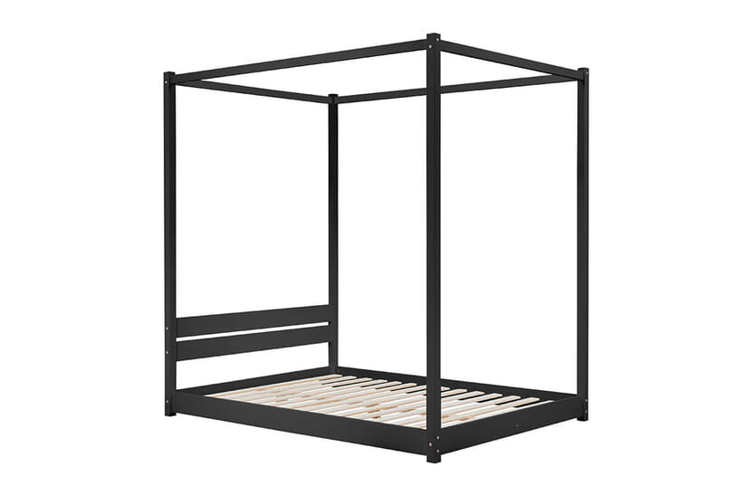 An image for Darwin Black Four Poster Bed