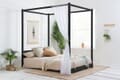 Birlea Darwin Black Four Poster Bed
