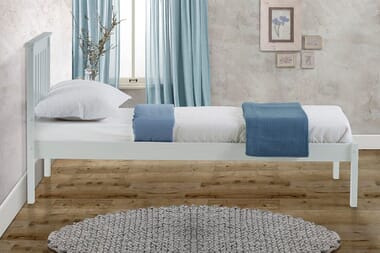 An image for Birlea Denver White Bed